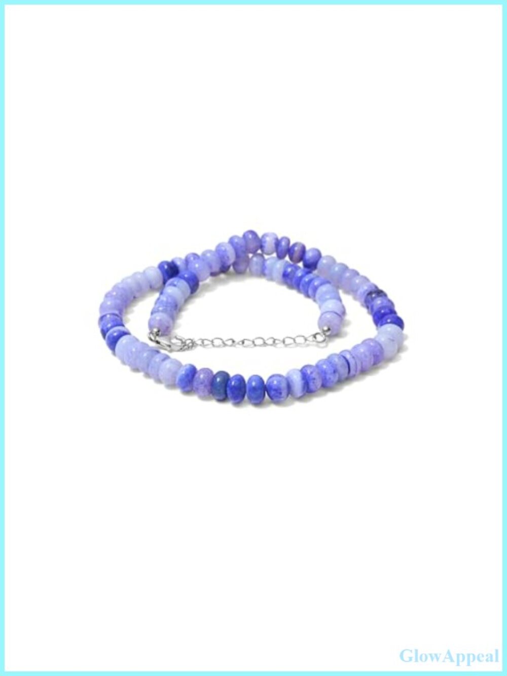 Candy Opal Beaded Necklace 18" 925 Sterling Silver Clasp Handmade Gemstone